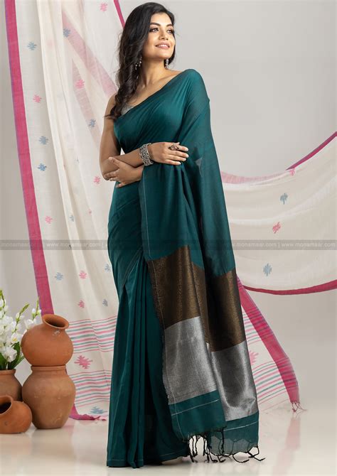 mallu wala|Plain Khati Cottton Saree – Bengali Mallu Wala